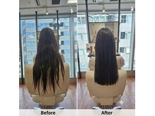 ヘアーズグルーヴ(Hair's groove)の雰囲気（カット+艶フルカラー+水素トリートメント[髪質改善/東銀座/銀座]）