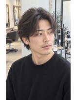 ネイヴスヘアー 香椎照葉店(Neivs Hair)&nbsp;韓国風メンズミディアム 柔らか毛流れセンターパート