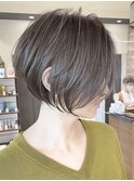 大人ショートボブ30代40代50代銀座まるみクビレ若見え
