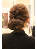 ゆるふわ ロングアレンジまとめ髪☆