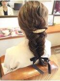 華やかな編みおろしスタイル☆