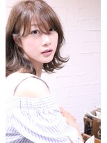 ホラン(HoLan)&nbsp;【HoLan】タンバルモリx外ハネカールxミルクティーベージュ