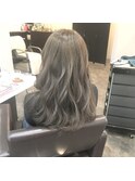 ハイ透明感グレージュ