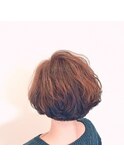 40代女性ボブ・パーマスタイル