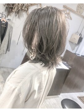 ヘアーアンドアトリエ マール(Hair&Atelier Marl) 【Marl】グレージュカラーのウルフボブ♪