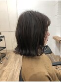 -Ameri-切りっぱなしボブ　× &nbsp;&nbsp;グレー
