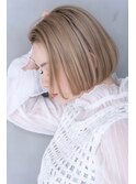 Aimee町田ハイトーンフレンチボブ