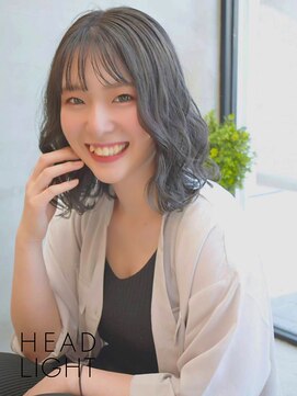 バンプ バイ ヘッドライト 用賀店(BUMP by HEADLIGHT) ネイビーブルー×シースルーハイライト