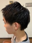 ショートアップバングスタイル