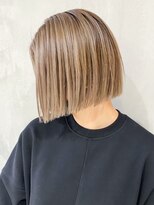 アイティーバイアルバム 松戸店(IT by ALBUM)&nbsp;ミニボブベージュ_カーキグレージュマッシュショート_ba317781