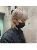 ツーブロック×ワイドバング