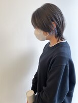 レフ(LEF)&nbsp;【オダオススメ！】イヤリングブルー×ショートボブウルフ