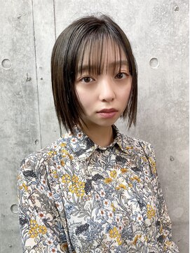 ユアーズヘア  あざみ野店(youres hair) 大人可愛い☆骨格修正スッキリショートボブ