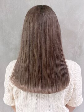 アイティーバイアルバム 下北沢店(IT by ALBUM) グレージュロング_ショコラベージュボブルフ_ba343511