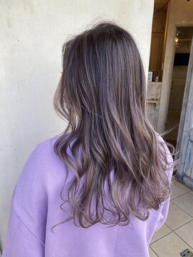 エイミーバイアフロート(amie  by afloat) シアー感たっぷり◎ラベンダーグレージュ