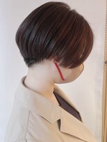 【morio原宿】前下がりハンサムショート　襟足刈り上げ　宮本