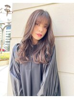 ジエクトカナウ 大阪梅田店(The Ect canow) 大人可愛い　大人ガーリー　顔周りレイヤー　チョコレート　前髪
