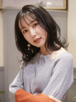 ビュートリアム 梅田(BEAUTRIUM)&nbsp;くびれヘア/外ハネミディアム/シースルーバング/茶屋町/梅田