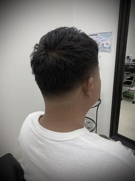 ヒロギンザ 川崎店(HIRO GINZA) アップバング×テーパーフェード