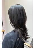 大人可愛いレイヤーカット