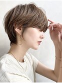 大人可愛い20代30代40代50代小顔ショートボブナチュラルショート