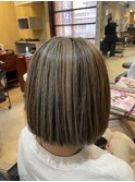 切りっぱなしボブ