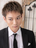 モッズヘアメン 札幌月寒店(mod's hair men)&nbsp;外国人風メッシュカラーのツーブロックショートn札幌月寒