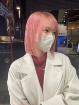 ヘアアトリエコモノ(hair l'atelier KoMoNo) 【2bleach】春先取りカラー！ピンクベージュ！