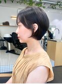 大人可愛いショート小顔愛されグレージュカラー30代40代50代60代