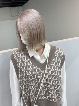 オル('olu) ホワイトラベンダーbob