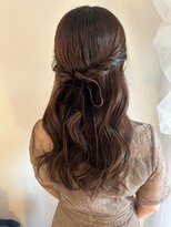 ハーフアップ