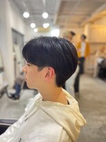 ソイクフ(SOY KUFU)&nbsp;MEN'SHAIRアッシュブラックベリーショートダークアッシュ