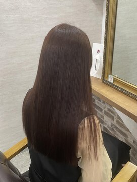 クラビス(CLAVIS) 髪質改善ピンクブラウンカラー◎