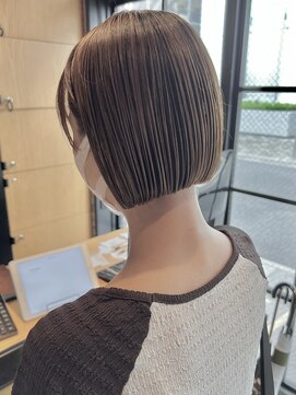 オーガニック アトリエ 大宮(organic+atelier) 20代30代40代ミニボブショコラアッシュ透明感小顔ブリーチなし