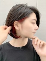 ルーファス メグロ(Ruufus Meguro) インナーカラーで遊ぶボブスタイル|30代40代50代