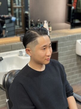 クラシコ(CLASSICO) メンズ理容室バーバースタイルスーツ流行ビジネスショート錦糸町