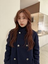 ツナグ(tsunagu)&nbsp;ブリーチなしダブルカラーでつくるpinkorange