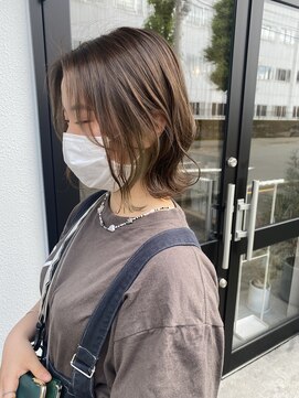 キオク(KIOKU) インナーカラーオリーブ　【荒田・騎射場】