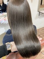 ヘアメイク アンフィ(amphi)&nbsp;艶髪ダークラベンダーグレージュ..~*＊.