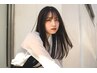前髪カット＋前髪酸性ストレート　￥15000