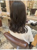 コテ巻きパーマスタイル