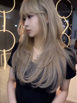 ラキング ギンザ トウキョウ(LAKING GINZA) くびれヘア/アプリコットオレンジ/夏/ハイライトカラー[銀座駅]