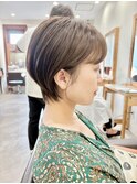 すっきりショート/大人ショート/ヘーゼルグレージュ/30代40代