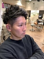 ボタニウム バイ アールサロン(BOTANIUM by RrSALON) 【BOTANIUM】2ブロックジェットモヒカンパーマ