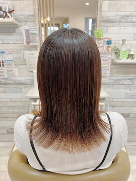 フゥカ 売市店(fuka) お手入れ楽！スタイリング楽なうる艶ストレートパーマ　八戸