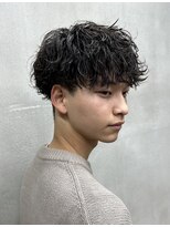 ダズルヘアーエイチ(DAZZLE hair H)&nbsp;ツーブロック波巻きスパイラルショート