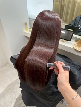  髪質改善／オーガニックカラー／艶髪