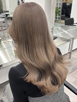 サンクマーケット 渋谷(cinq MARKET) 渋谷ダブルカラーミルクティーベージュオリーブベージュカラー