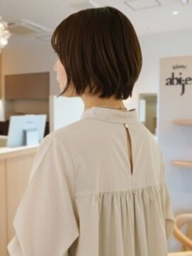 アビエブラン 若江岩田(abije blanc) 抜け感レイヤーボブ【若江岩田駅】