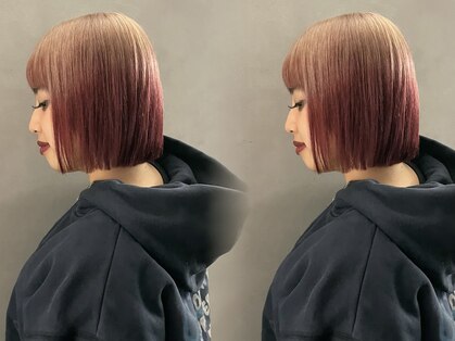 ブリーチ/ダブルカラー neul by kiitos レイヤーカット/ボブ/ケアブリーチ【ノイル】の写真